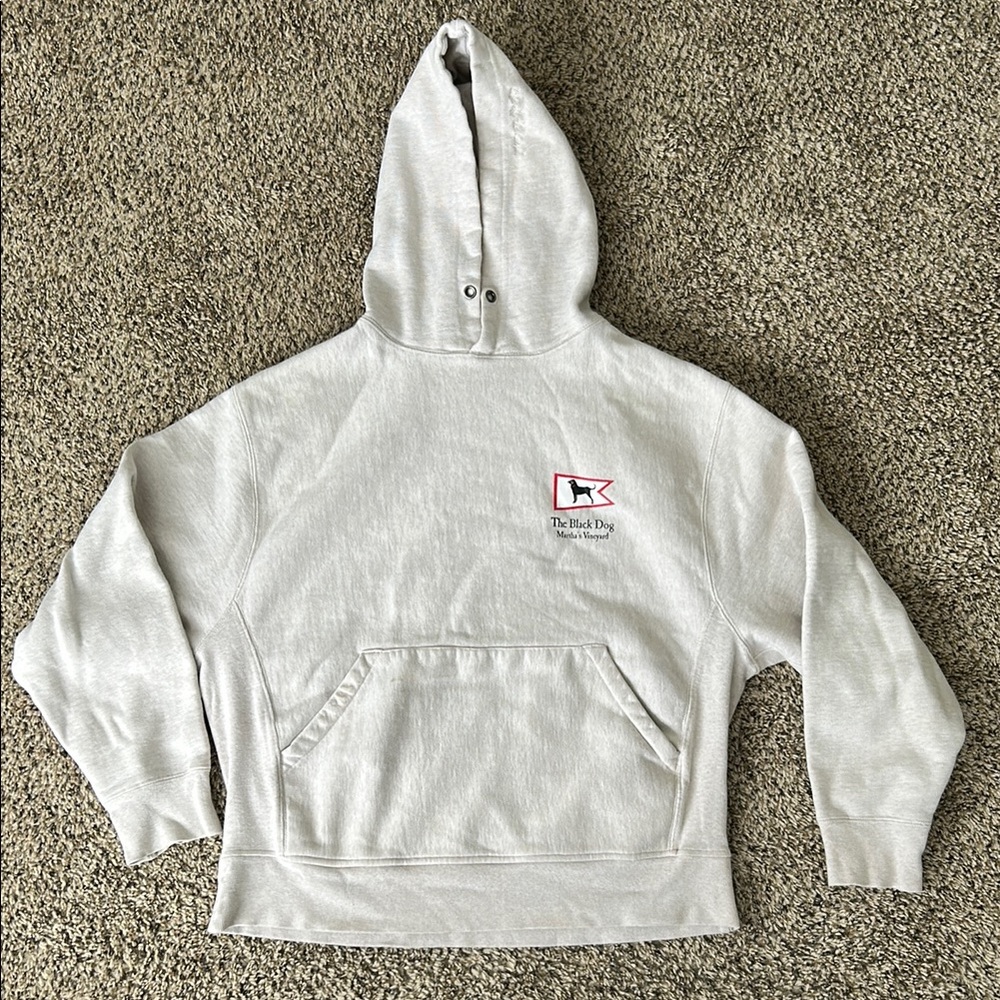 The Black Dog Light Gray Hoodie
